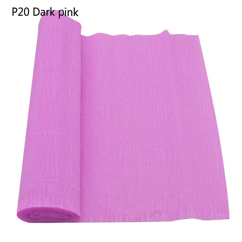 250*25cm Gefältelt Krepp Origami Papier Handwerk DIY Blume Girlande Verpackung Falten Scrapbooking Party Dekoration: P20