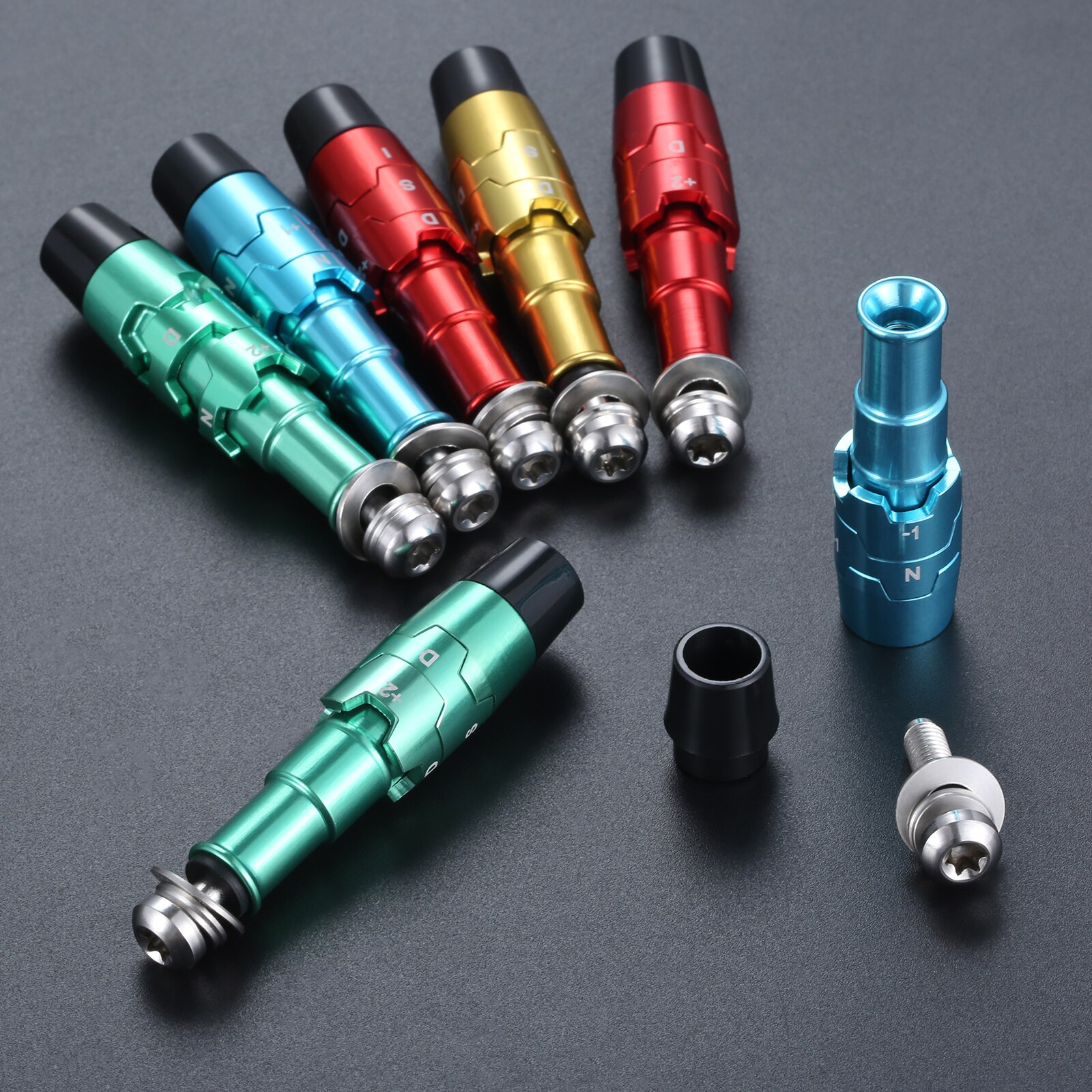 gohantee Aluminum Alloy Golf Club Shafts Adapter Sleeve Replacement Size 0.335 0.350 for Callaway Big Bertha 815 EPIC XR Driver