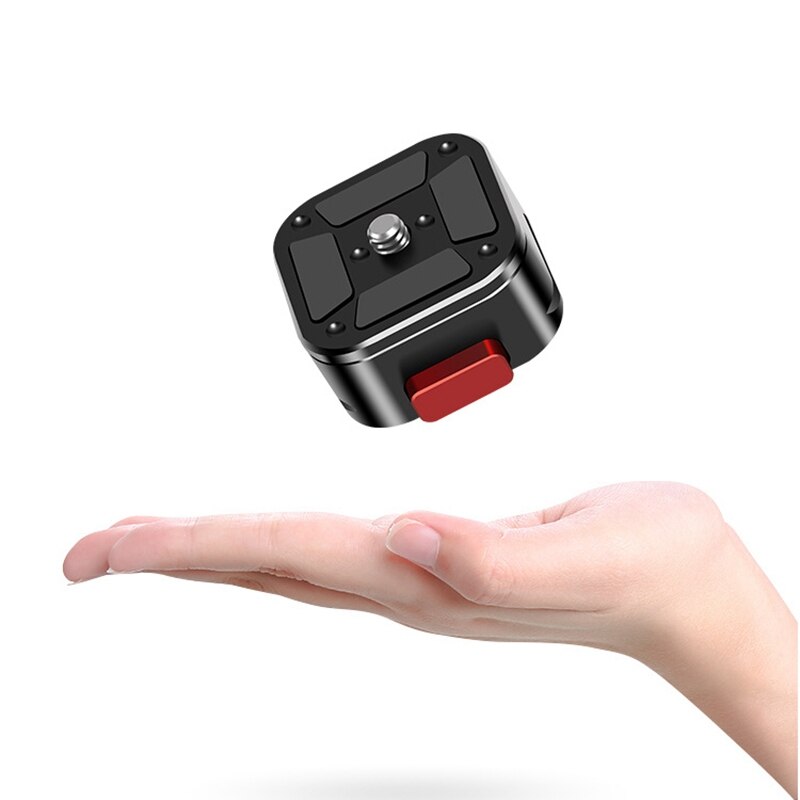 Bærbar quick release plade med 1/4 tommer skrue slr kamera stabilisator stativ quick release base ptz beslag