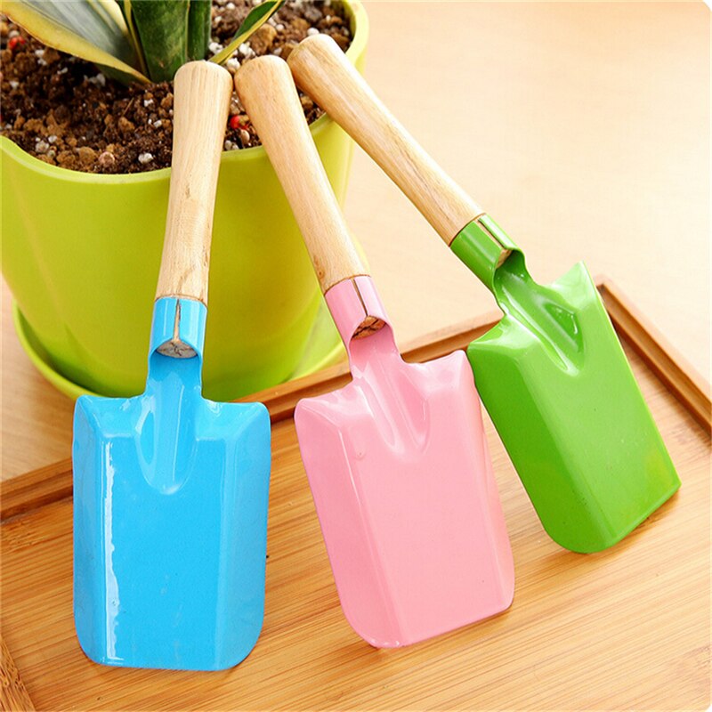 Mini have multi-funktion sukkulenter blomst pottemuld plast skovl potte blomster haveredskaber spade