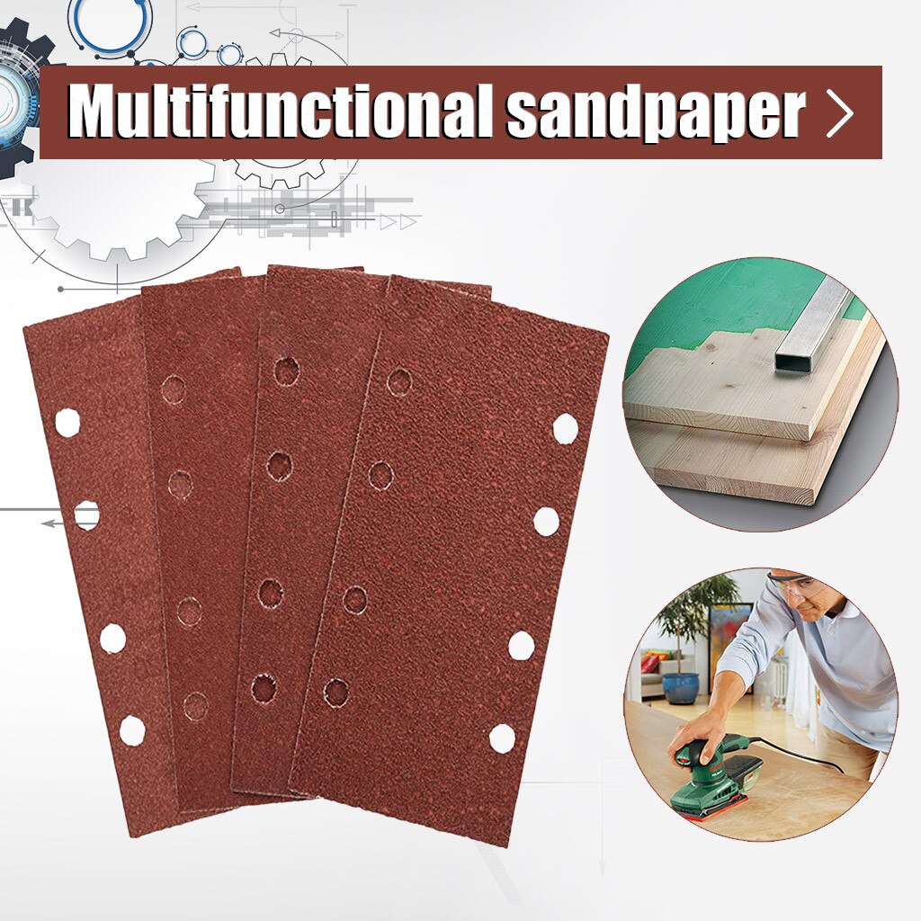 25 Pcs Sandpaper Set Of Different Materials 40 / 60 / 80 / 120 Granularit Sanding Paper Water/dry Abrasive Sand Papers #Y1