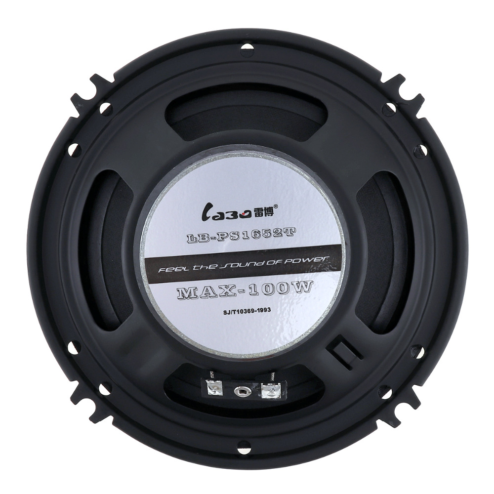 2 stuks 6.5 Inch Full Range Frequentie Luidspreker LABO 2 Way Auto Coaxiale Hifi Speaker Voertuig deur Auto Audio