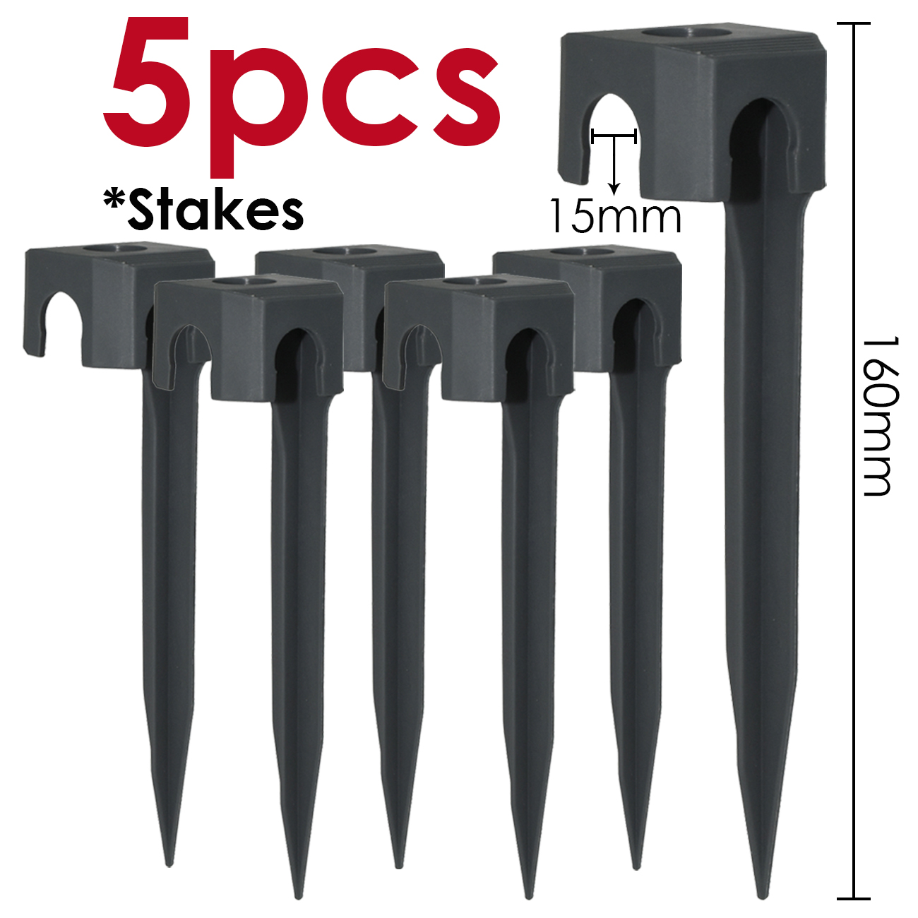 5M-30M 360° Bendable Mist Brass Cooling Sprinkler Self-priming Pump Watering System Quick Push-in Connector Drip Irrigation Kits: Dark Khaki