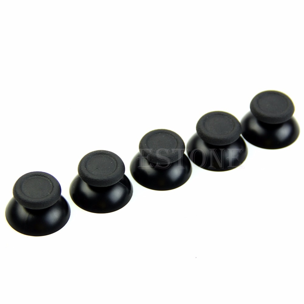 10 pcs Black Replacement Controller Analog Thumbsticks Thumb Stick for Sony PS4