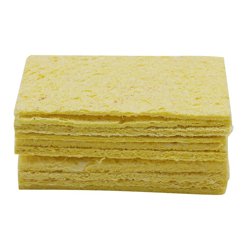 10pcs Electric Welding Soldering Iron Sponge Cleaning Cleaner Pads