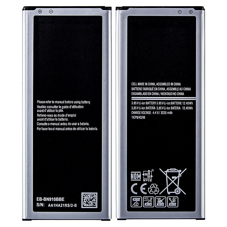 For Samsung Galaxy NOTE 4 SM SM-N910 SM N910A N910U N910F N910H N910V N910C 3220mAh Replacement Battery Battery EB-BN910BBE