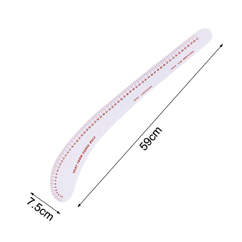 Plastic Sewing Square Curve Ruler Tailor Drawing Craft Tool DIY Supply Tool: 5