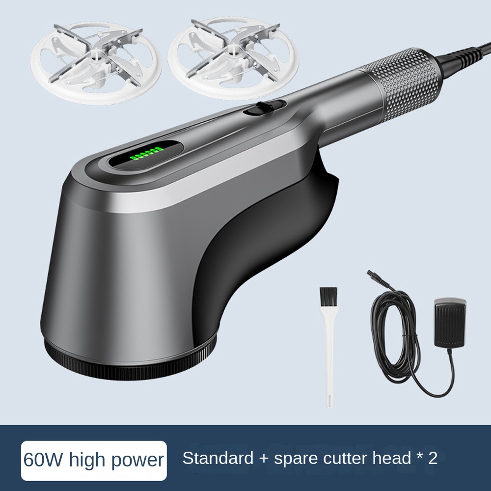 60W Commercial Lint Remover Spool Machine Hairball Trimmer Clothes Electric Lint Remover Dry Cleaners Shaving Ball: Blue
