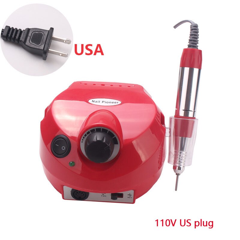 Professionele Elektrische Acryl Nail Art File Boor Set Manicure Machine Zand Kit Nail Art Boor Machine Elektrische Nagel Boren: 10