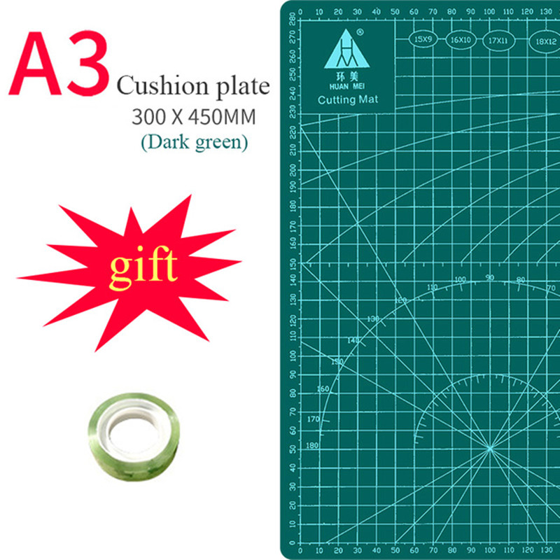 Pvc Cutting Pad A3 Large Manual Pad Writing Test Paper Drawing Beauty Diy Model Rubber Seal Self-repairing Desktop Carving Pad