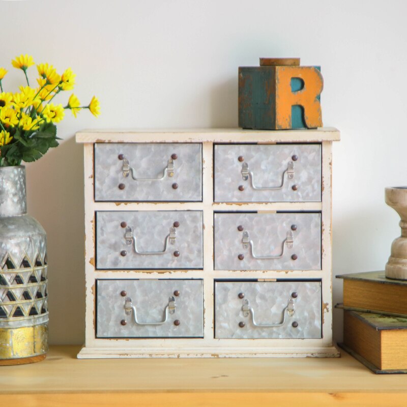retro vintage handmade desktop drawer storage – Grandado