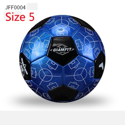 2020 partita di Pallone Da Calcio di Dimensioni Standard 4 Size 5 Pallone di Calcio DELL'UNITÀ di ELABORAZIONE e di Materiale PVC di Alta Qualità di Sport di calcio del Campionato palle di formazione: JFF0004 blue 5