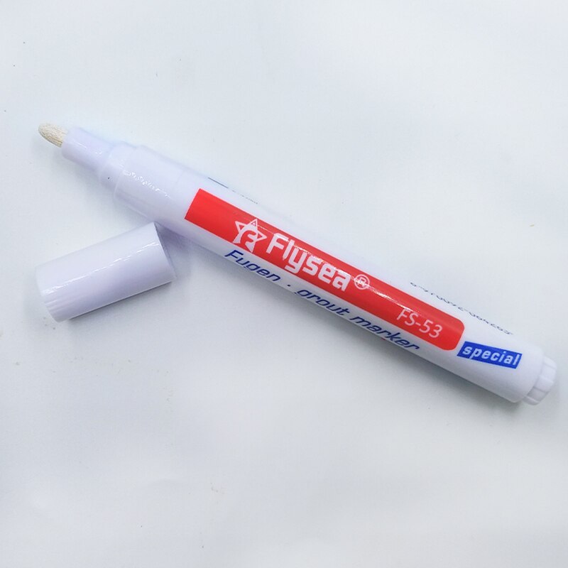 Waterdichte Tegel Kloof Reparatie Kleur Pen Witte Tegel Refill Grout Pen Mouldproof Vullen Agenten Muur Porselein Badkamer Paint Cleaner: 1