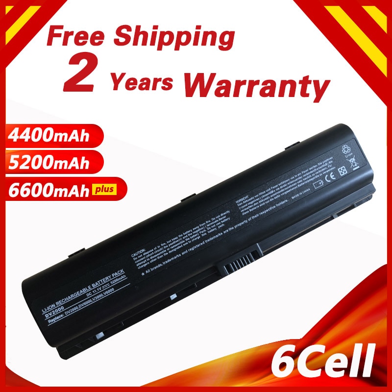 Golooloo Batterie pour HP/COMPAQ Presario A900 C700 F500 F700 V3000 V3100 V3500 V3600 V6000 V6100 V6200 V6300 V6400 V6500