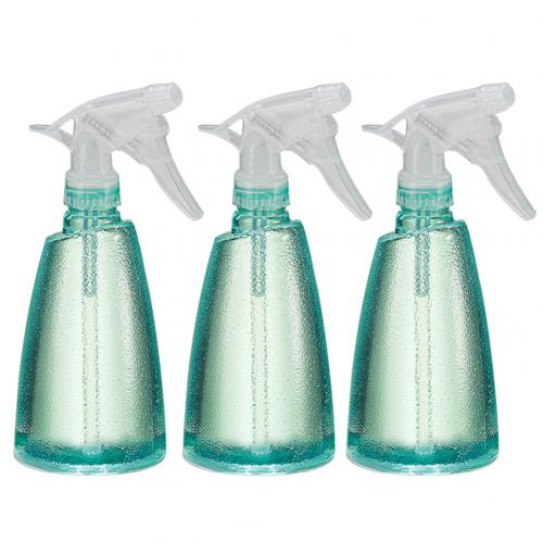 3 kpl 500ml kannettavaa tiivistä täyttöä tyhjä liipaisin ruisku monikäyttöinen kirkas sumupullo säiliö sisäpuutarhan kastelu: Lasite vihreä