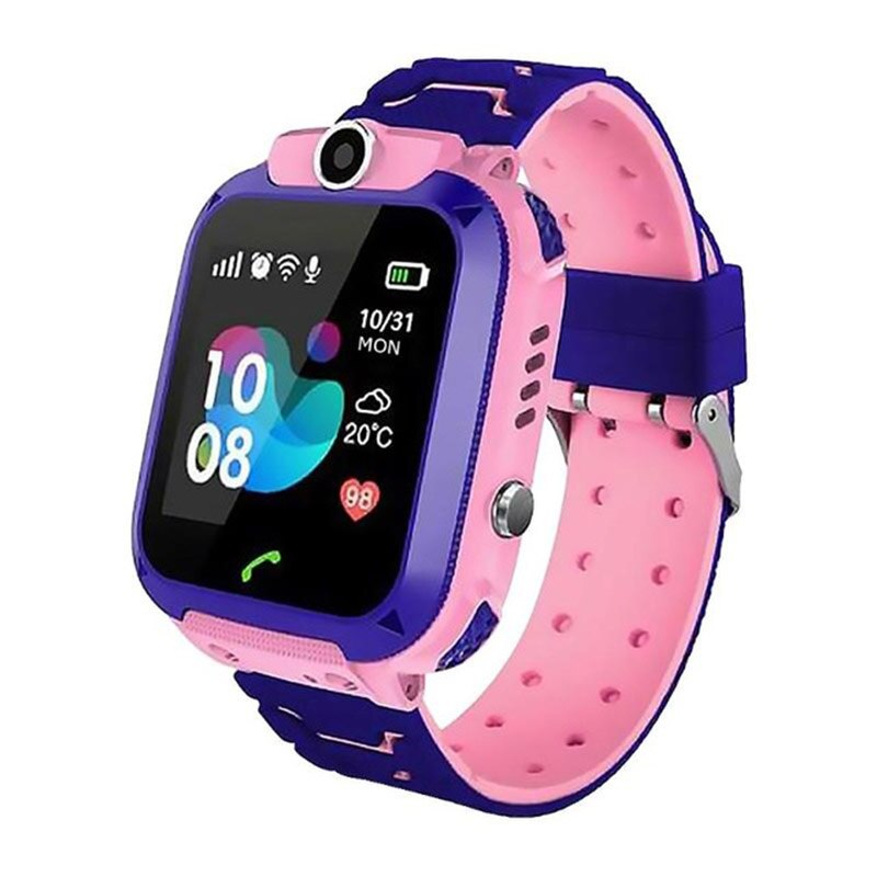 Q12 Kinderen Smart Horloge Kids Sos Telefoon Horloge Smart Horloge Voor Kinderen Met 2G Sim-kaart Foto Waterdicht IP67 Voor Ios Android: 02