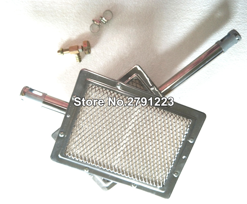 22*17 Grill BBQ infrarot keramik brenner edelstahl keramik Gas brenner alumunium platte infrarot brenner mit düse