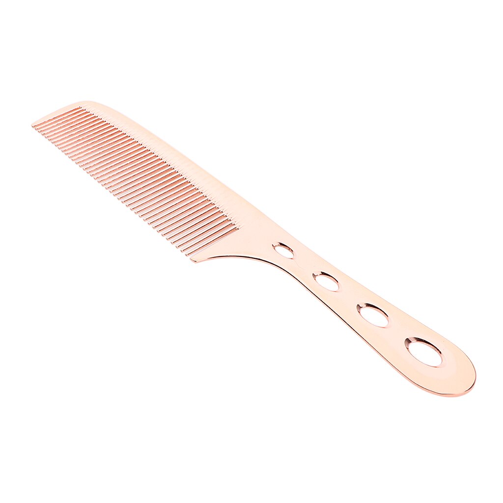 Lightweight Space Aluminum Antistatic Haircutting Styling Hairdressing Barber Comb, 8.5 inches