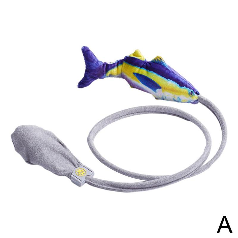 Cat Toy Moving Fish Toy for Cats Interactive Flopping Cat Kicker Fish Toy Dancing Wiggle Fish Catnip Toys: sea fish