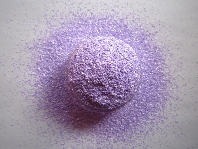 Candy lilla hex opløsningsmiddel resistent glitter til gel nail art og neglelak 0.5mm