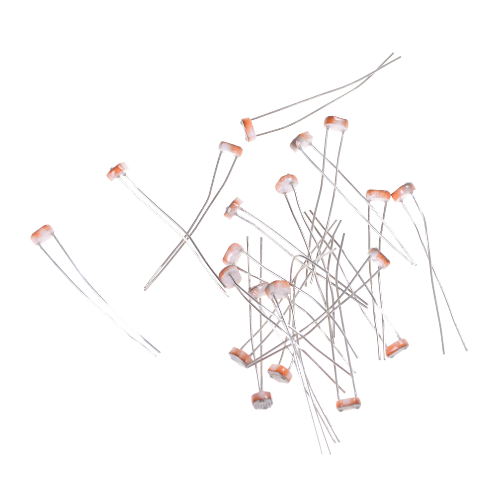 20PCS X 5528 Light Dependent Resistor LDR 5MM Photoresistor And Retail Photoconductive Resistance For Arduino