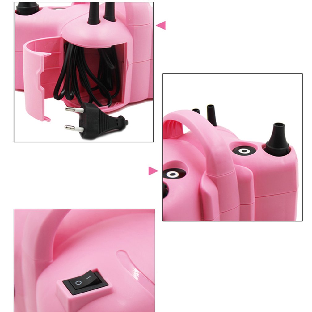 600w 110v-220v Electric Balloon Pump Air Blower Party Balloons Decoration Portable Balloon Machine Tool