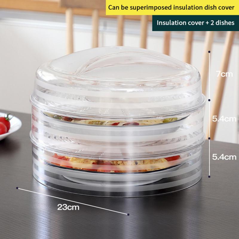 1Pc Kitchen Food Fresh Cover Food Keep Fresh Sealer Lid Home Kitchen Refrigerator Storage Stackable Transparent Fresh Cover