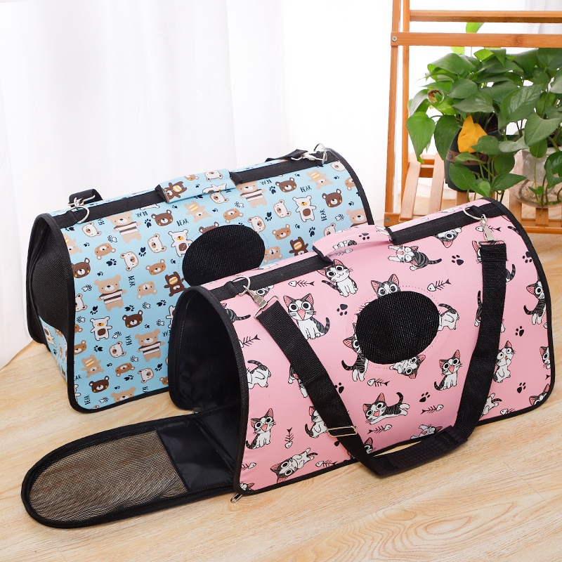 Cat Backpack Small Oxford Cloth Pet Bag Carrier Accessories Transporter Cage Dog Car Supplies Goods For Animals Travel Products