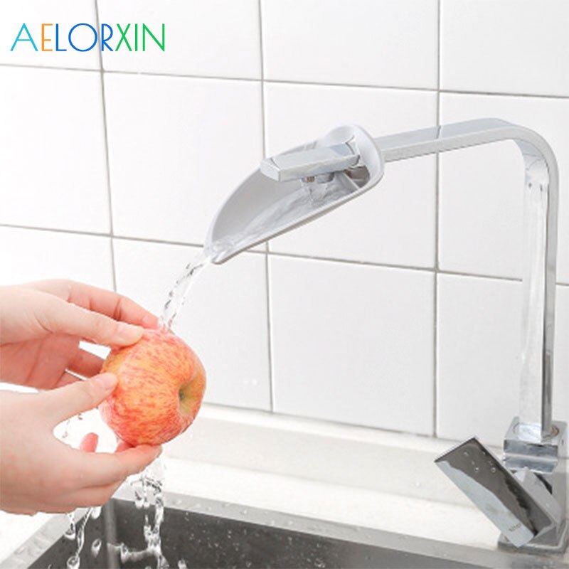 Guida per bambini lavello rubinetto a mano estensione lavaggio a mano strumenti estensione dell&#39;acqua trogolo bagno accessori per bambini