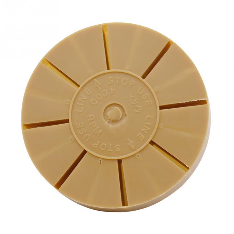 Pinstripe Rubber Wheel Eraser Disk Car Sticker Remover Pneumatic Auto Paint Pad Universal Maintenance Cleaning Repair Tool