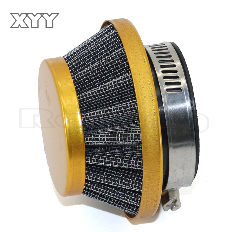 Filtro de aire colorido Mini Moto 42mm 58mm compatible con 2 tiempos 37cc 47cc 49cc Mini ATV Quad Dirt Bike Pocket Bike Pit Bike: Lavanda