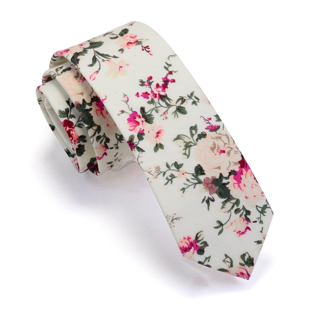 Gusleson smal slips 6cm blommiga slipsar för män 1... – Grandado