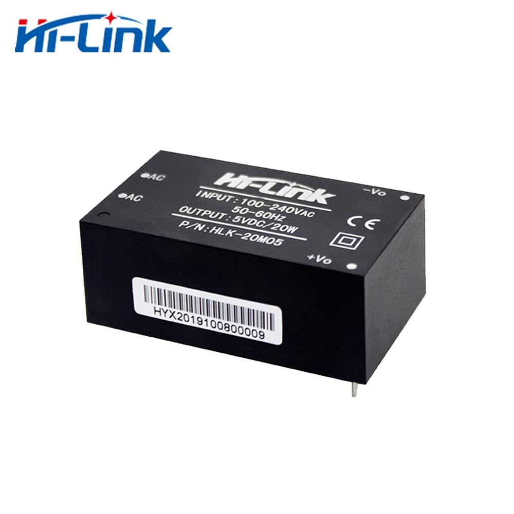 20w ac dc strømforsyning step-down hilink modul 5v 4a hlk -20 m 05
