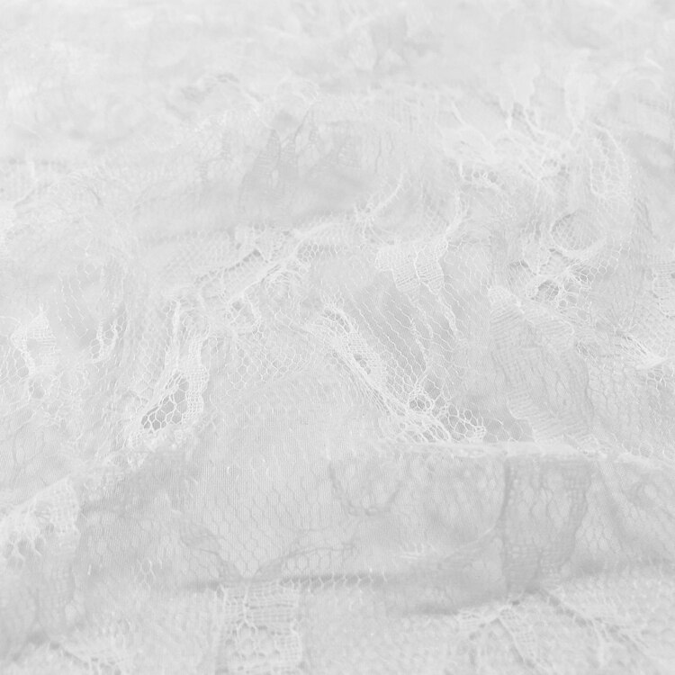 1*1.5 Meters Embroidery Eyelash Cotton Lace Fabric French Cord Lace Cloth Nigerian African Guipure Lace For Party Wedding Dress: 07
