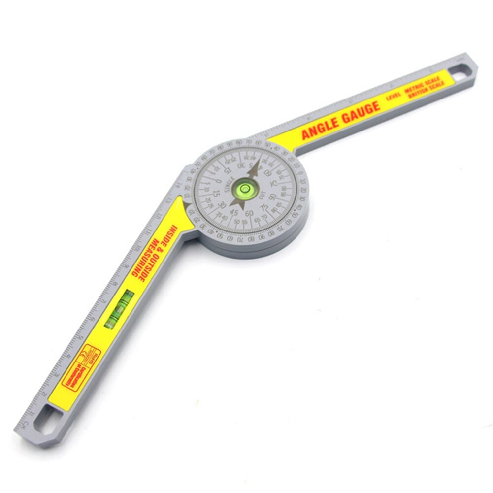 Aluminum Calibration Miter Saw Protractor Finder Angle Finder Miter Gauge Goniometer Angle Finder Arm Measuring Ruler