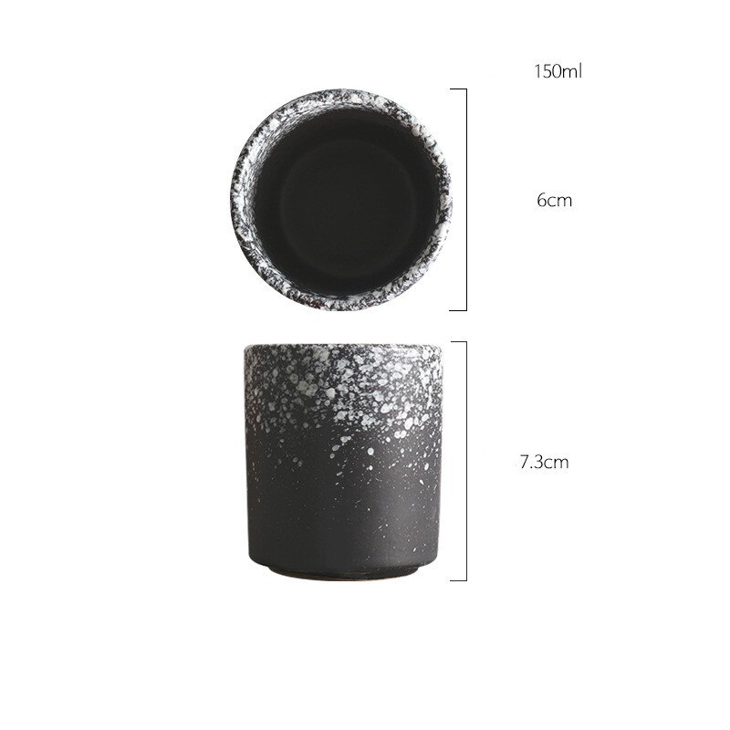 Large Ceramic Tea Cup Teaware Kung Fu Tea Set Cup Japanese Style Tableware Hotel Porcelain Teacup: BTwelfth lunar month