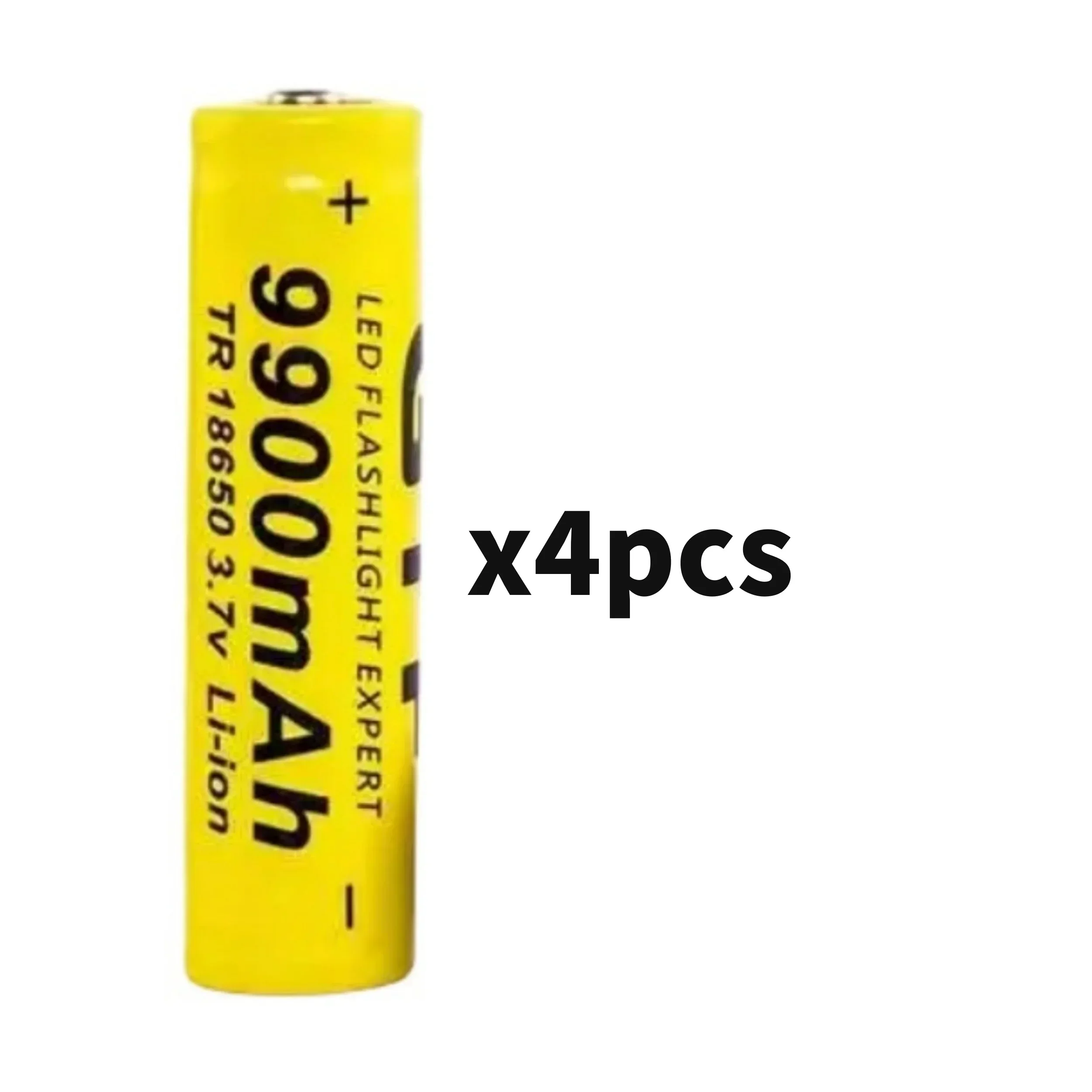2025 nueva batería 18650 más vendida 3,7 V 9900 mAh batería recargable de iones de litio, adecuada para baterías de linterna LED: Gris