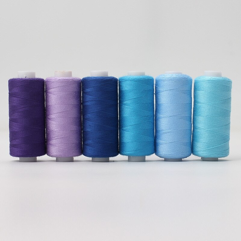400Yards 40s/2 Polyester Yarn Sewing Thread Roll Machine Hand Embroidery Durable For Home Sewing Accessories: SA220078-2
