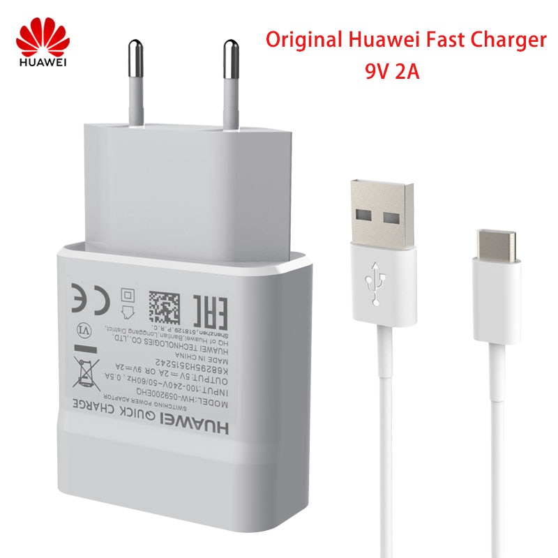 Originele Huawei Fast Charger Usb Type C Kabel Voor Huawei Honor 9 Nova 2 3 3e 4 5e P20 Lite p9 P10 Quick Charge Adapter