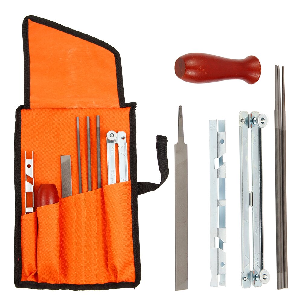 Outils à main ménagers spéciaux, 7 pièces, lime d'affûtage de tronçonneuse, Kit de classement STIHL, affûteur de chaîne, fichiers de scie,