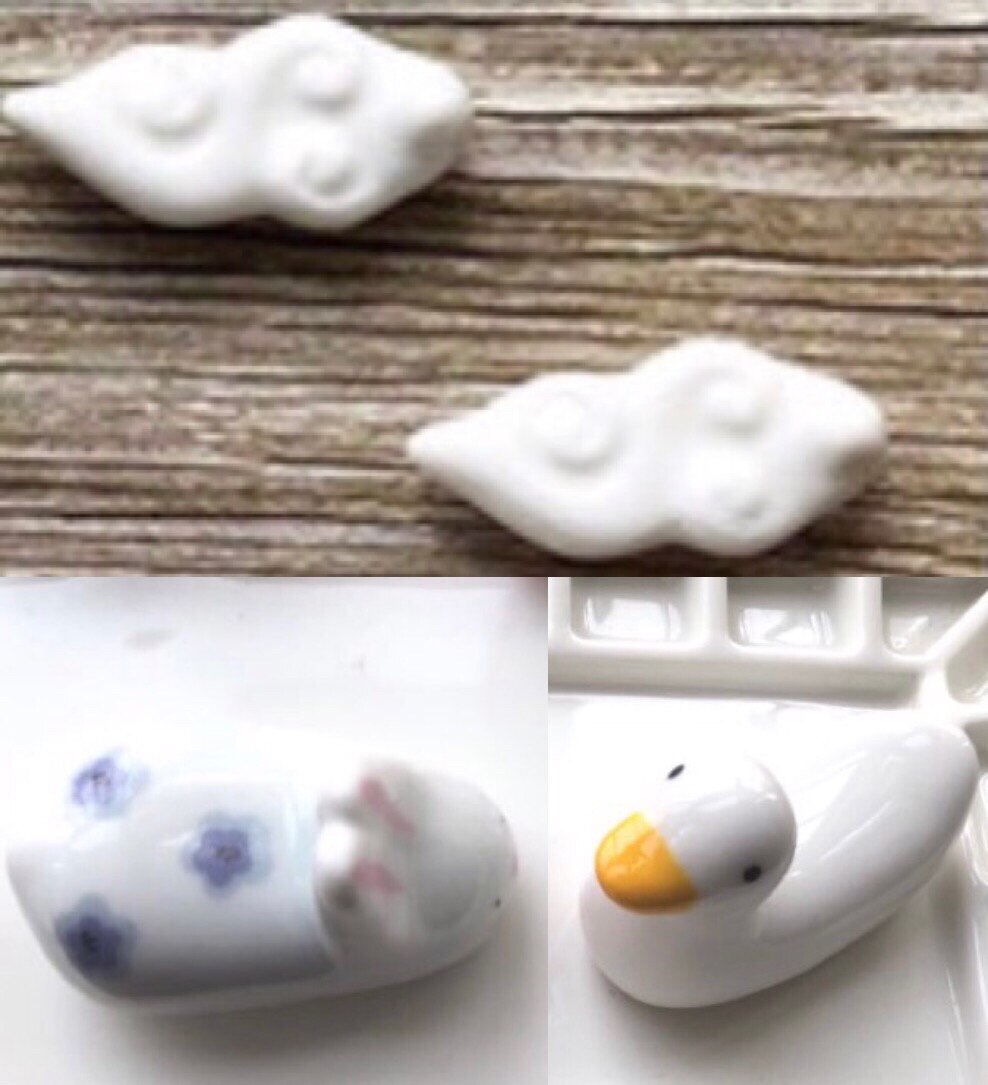 Keramische Palet Air Ballon/Klein Huis Aquarel Palet Porselein Keramische Verf Palet Palet Verf Lade