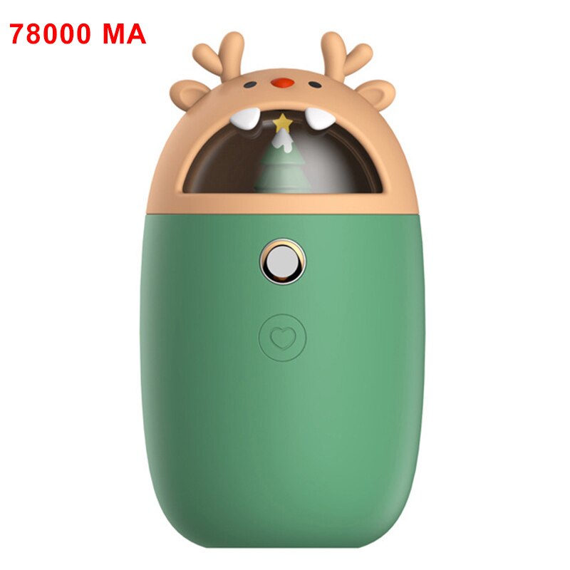 Home Appliances USB Humidifier Cute Pet Ultrasonic Cool Mist Aroma Air Oil Diffuser Romantic Color LED Lamp Humidificador: Green
