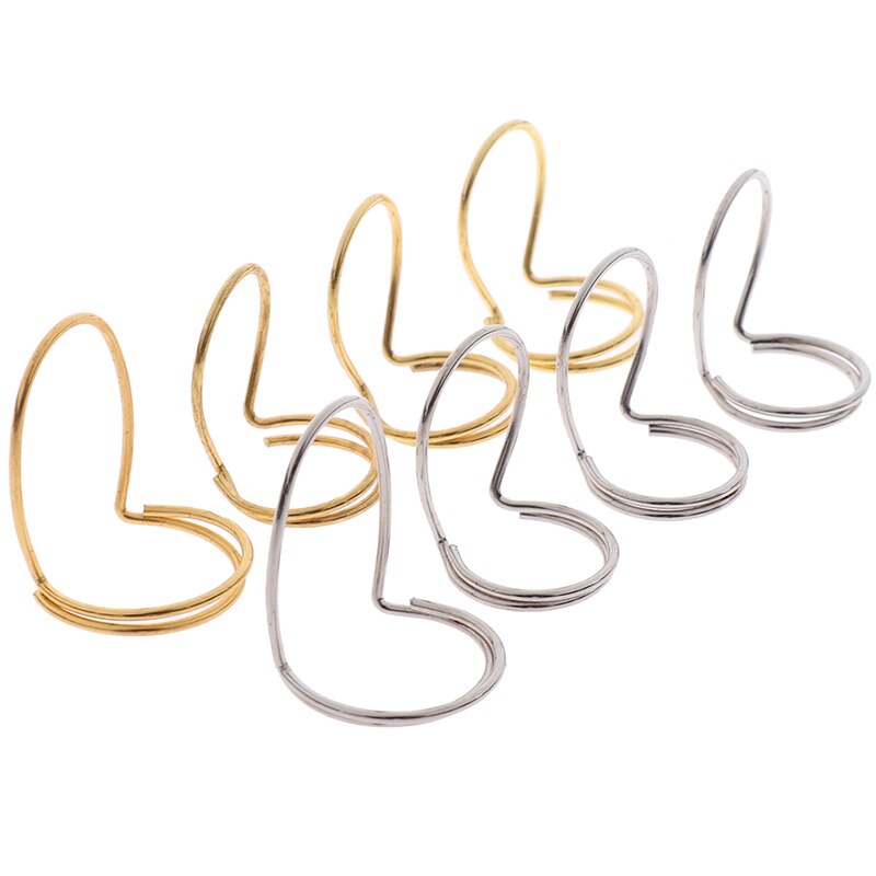 4Pcs/Set Metal Thumb Finger Guitar Picks Forefinger Adjustable Stretchable Good Pick High Grade Guitar Bass Accessories