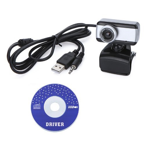 USB 2.0 50,0 M HD Webcam Kamera Web Cam mit MIC für Computer-Desktop PC Laptop (Silber)