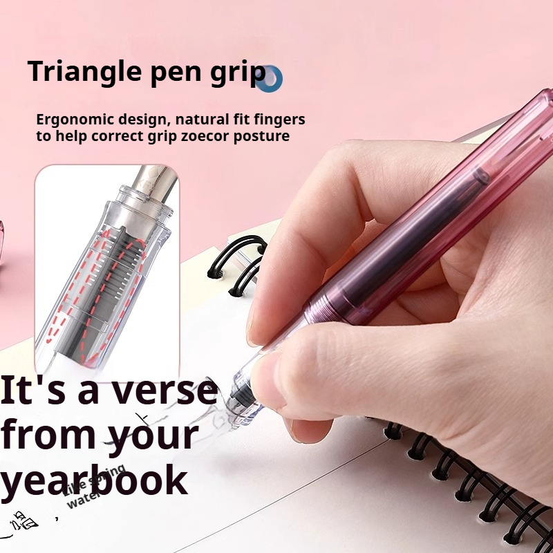 Japan Pilot Kakuno Fountain Pen,Colorful Transparent Happy Face Pen Family Limited Children's Practice Calligraphy перьеваяPучкa