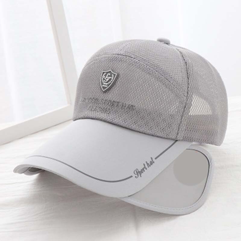 Hoeden heren en dames baseballpetten zomer outdoor ademende sport intrekbare zonnehoed zonnebrandcrème snel drogende zonnehoed  s62