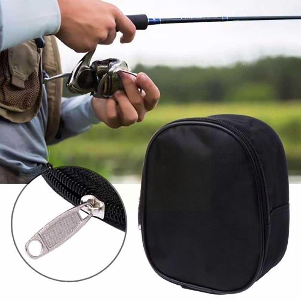 Sac de moulinet de pêche Portable, couvercle de protection pour tambour radeau, pochette de pêche, accessoires de pêche H2x0