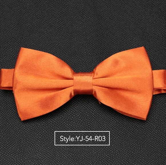 Herren Fliege Hochzeit Krawatten für Männer Frauen Solide Schmetterling Krawatte Krawatte Männlichen Kleid Hemd Zubehör Bowtie: YJ-54-R03