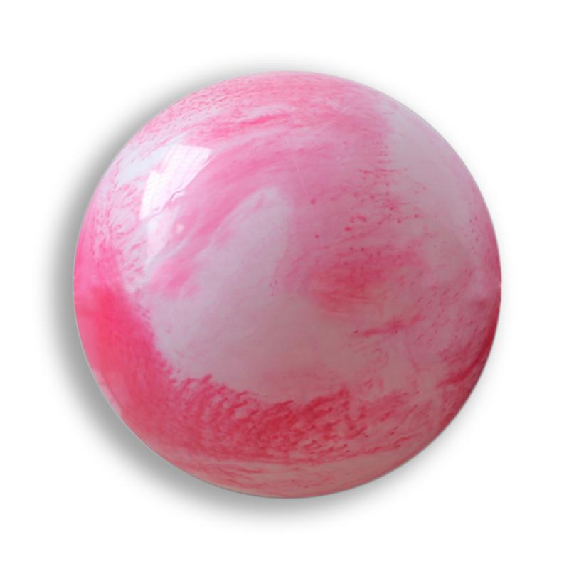 55cm Rosy Clouds Yoga Ball PVC Fitball High Pilates Exercise Balance Ball Fitness Ball Explosion-proof Ballon: Pink