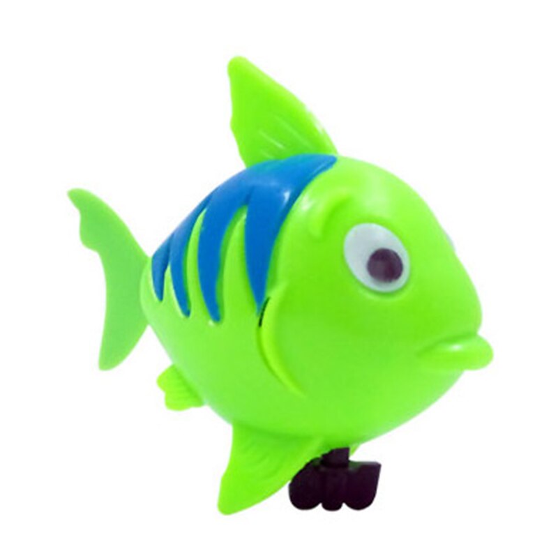 Baby Bath Toys Cute Cartoon Water Game Shower Toys Bathtub Bathing Clockwork Toy For Kid Duck Penguin Whale Children Play Water: Fish